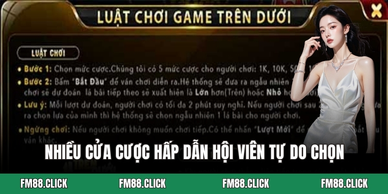 Nhiều cửa cược hấp dẫn hội viên tự do chọn